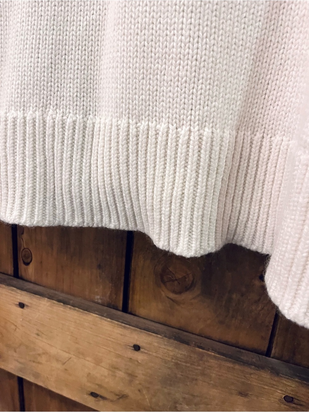 NWT Kate Spade Cream Turtleneck Sweater with Red Heart - Picture 9 of 10